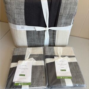 NEW POTTERY BARN BRYCE QUEEN DUVET AND SHAMS